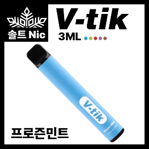 (솔트) V-tik 일회용 전자담배 3ml [ 프로즌민트 ]